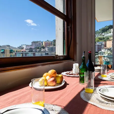 Portofino Casa Vista Mare In Centro Rapallo✰✰✰✰ 아파트 *